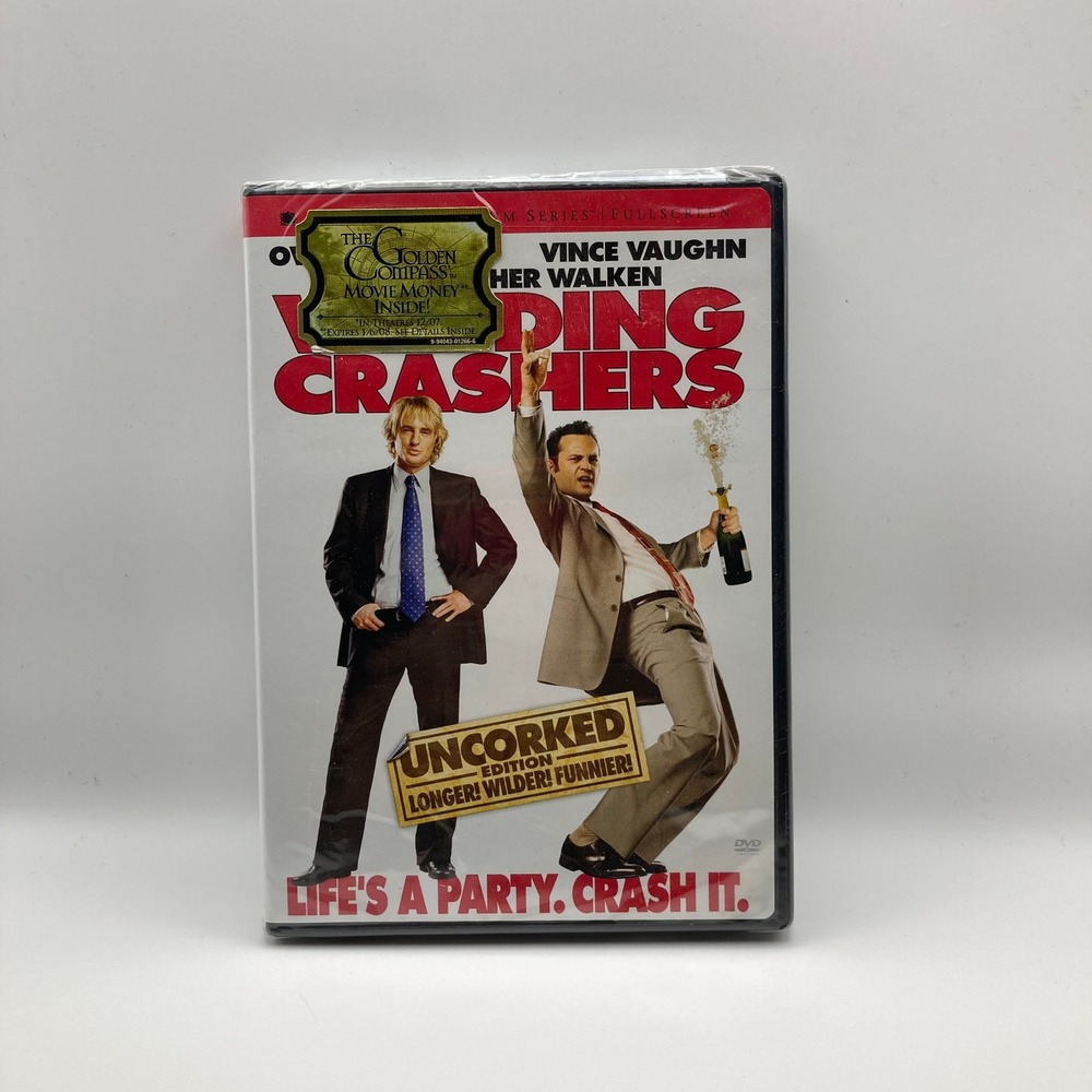 Wedding Crashers Uncorked Edition DVD New Sealed Vince Vaughn Owen Wilson Comedy